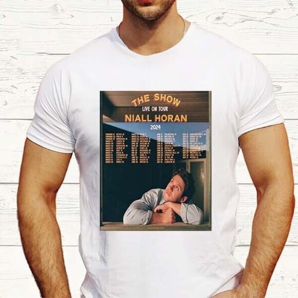 Niall Horan The Live On Tour 2024 Music Concert Fan Tour Dates Graphic Tee - Picture 1 of 5